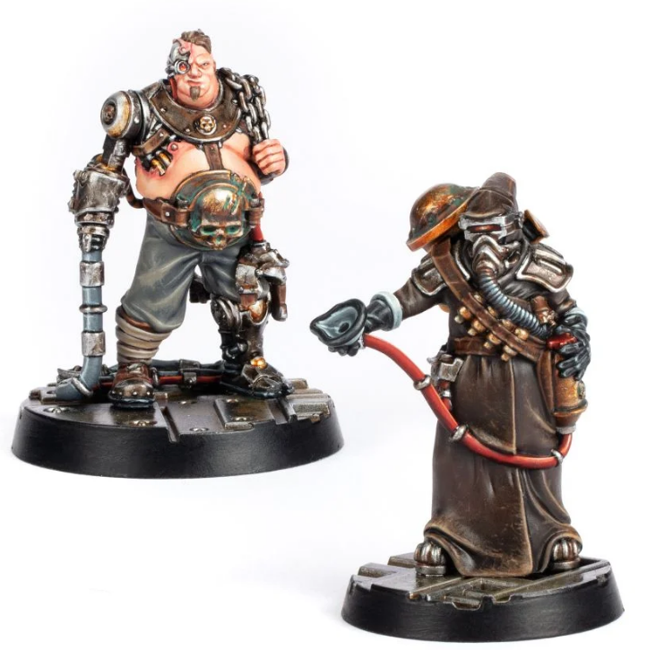Necromunda Brute Handler and Chem Dealer 