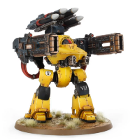Deredeo Pattern Dreadnought with Boreas Air Defence Missiles and Volkite Falconet Battery