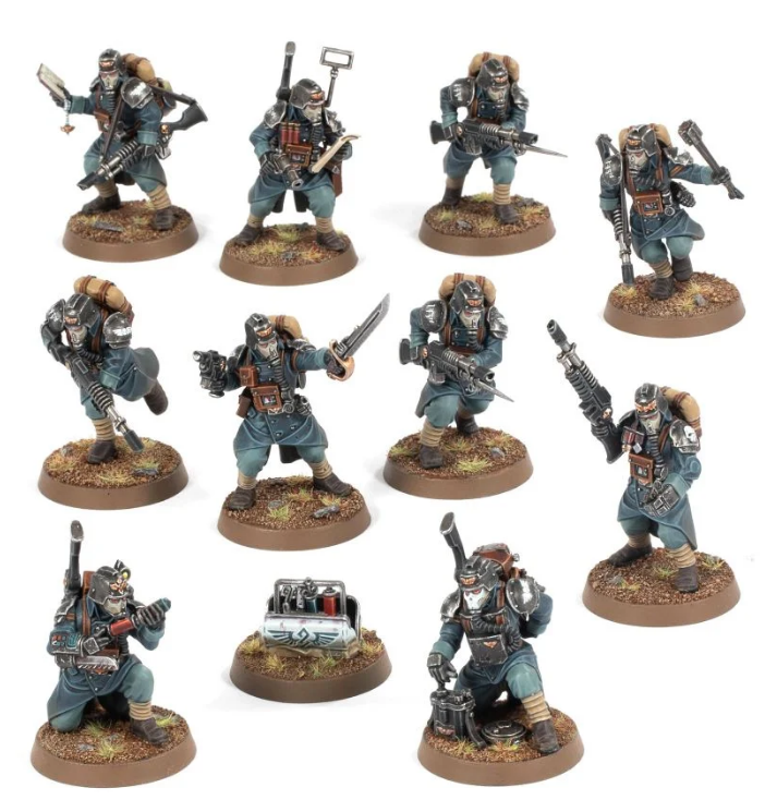 DEATH KORPS OF KRIEG Kill Team: Veteran Guardsmen 