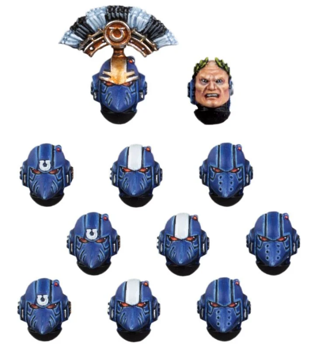 Ultramarines MKVI Heads 