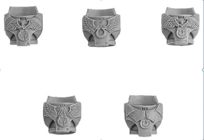 Ultramarines Invictarii Torsos Upgrade Set