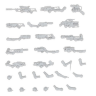 Delaque Weapons Set 1 
