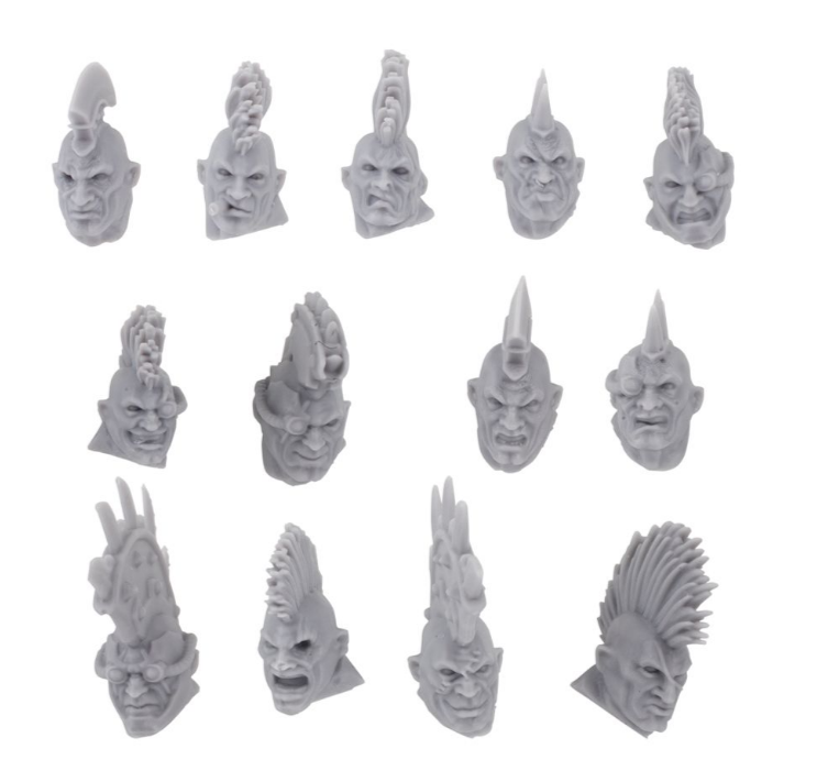 Necromunda Goliath Heads Upgrade Set