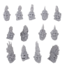 Necromunda Goliath Heads Upgrade Set