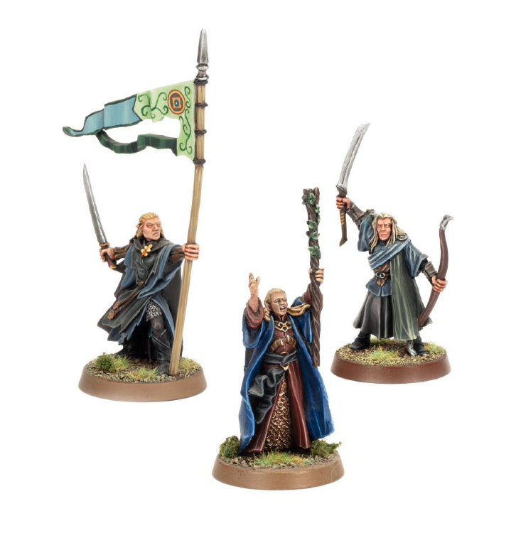 Lórien Elf Commanders (Resin material ) 