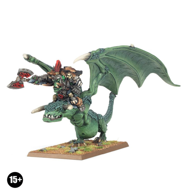 The Old World Orc Warboss on Wyvern