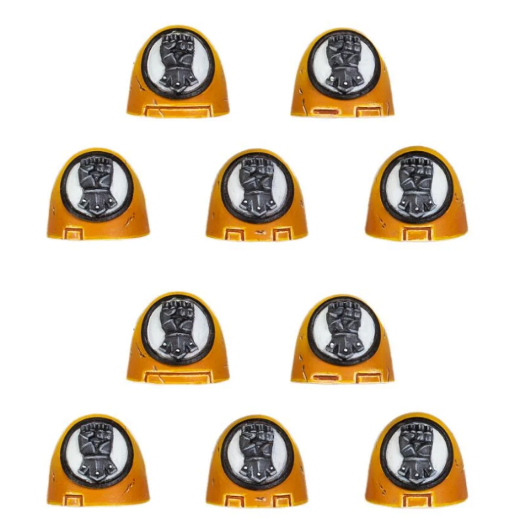 Imperial Fists MKVI Shoulder Pads 