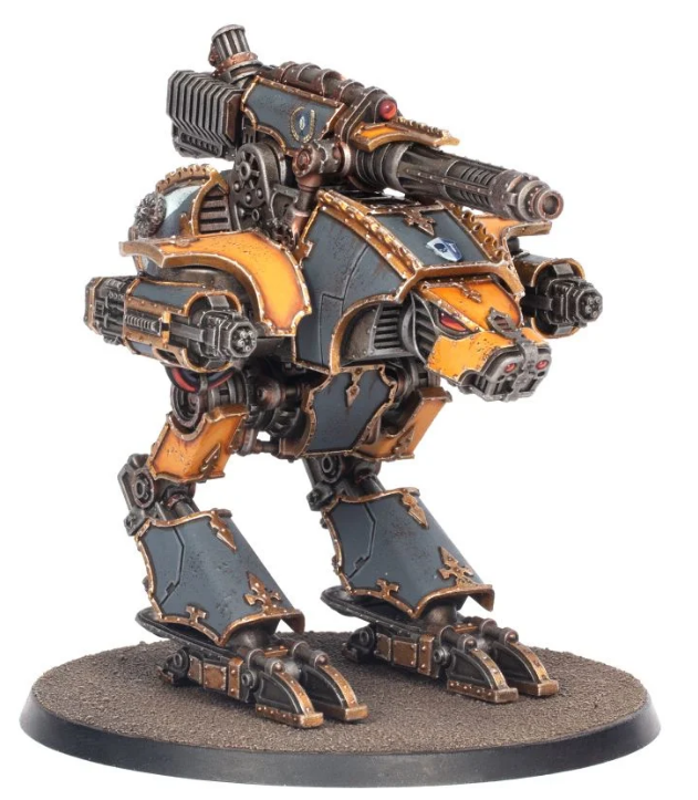 Adeptus Titanicus: Dire Wolf Heavy Scout Titan with Volcano Cannon 