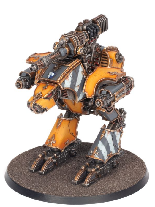 Adeptus Titanicus: Dire Wolf Heavy Scout Titan with Neutron Laser 