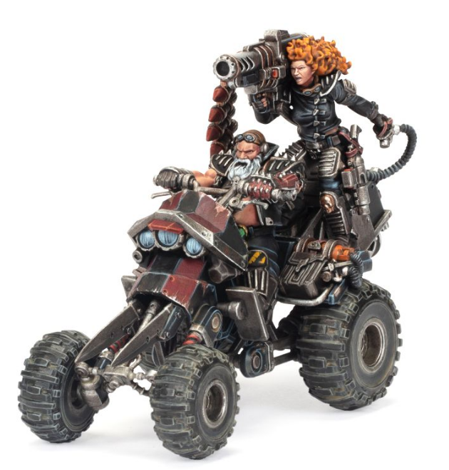 Necromunda Vespa 'Minx' Merdena, Orlock Bounty Hunter 