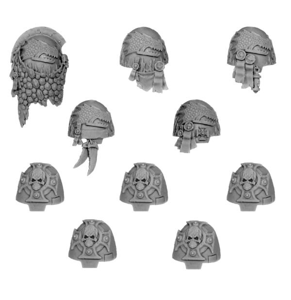 SALAMANDERS TERMINATOR SHOULDER PADS