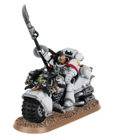 White Scars Khan on Bike 