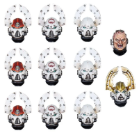 World Eaters MKVI Heads 