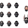Dark Angels MKVI Heads 