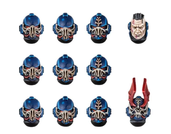 Night Lords MKVI Heads 