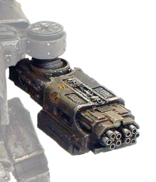 Chaos Warhound Titan Vulcan Mega Bolter (Left Arm)