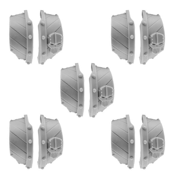 CATAPHRACTII TERMINATOR SHOULDER PADS - IRON WARRIORS