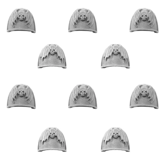 NIGHT LORDS LEGION MKIV SHOULDER PADS 