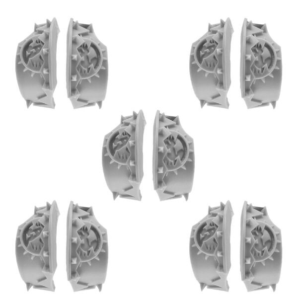 CATAPHRACTII TERMINATOR SHOULDER PADS - WORLD EATERS