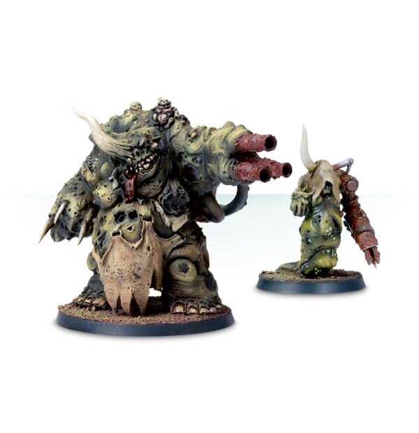 NURGLE DAEMON PRINCE AND HERALD