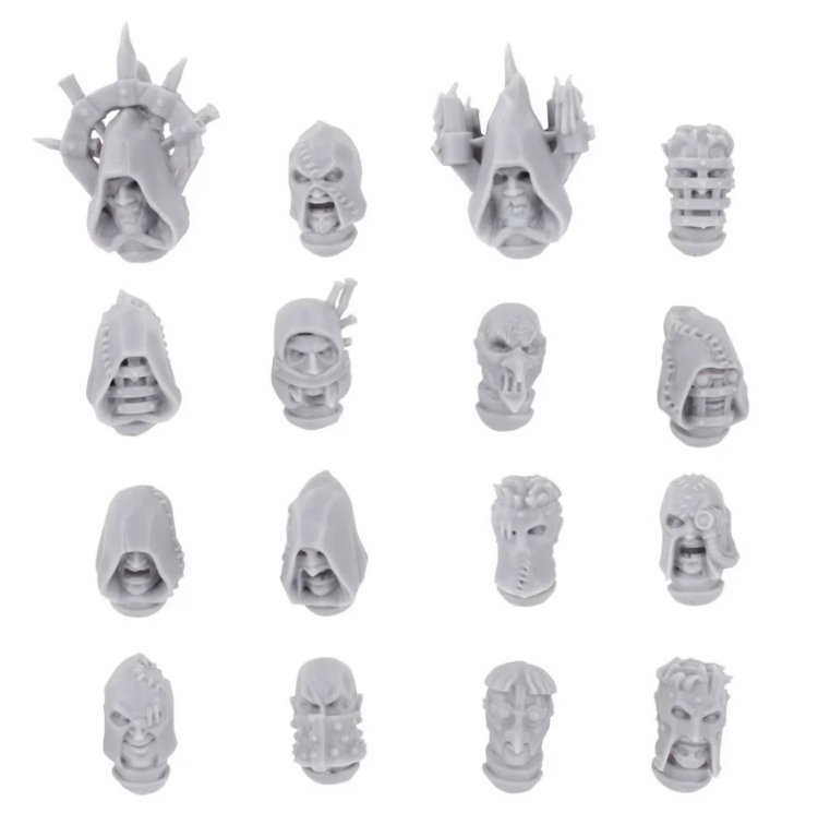 Necromunda  Cawdor Head Upgrade Set 