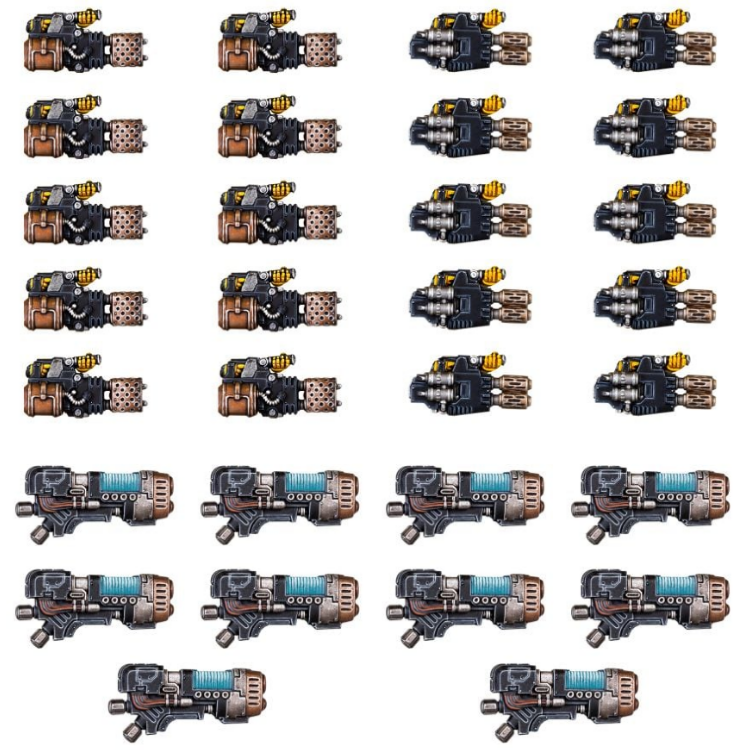 Heavy Weapons Upgrade Set – Heavy Flamers, Multi-meltas, and Plasma Cannons 