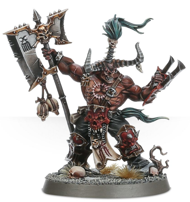 Chaos Exalted Deathbringer with Ruinous Axe 