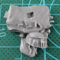 Legion Moritat with Plasma Pistols bits - Scenic base
