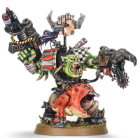 Ork Warboss with Attack Squig 