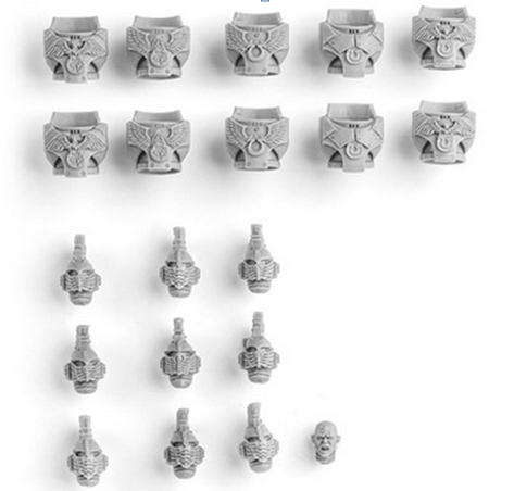 ULTRAMARINES INVICTARII HEADS & TORSOS