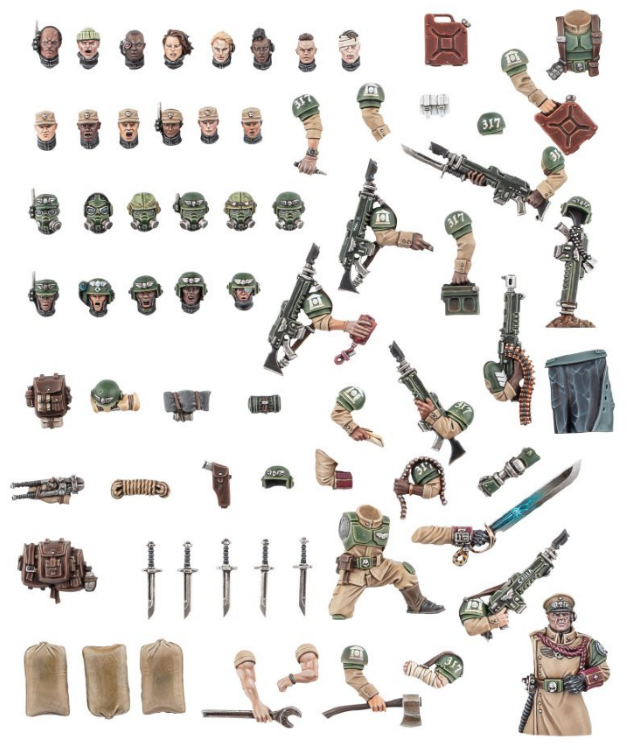 Astra Militarum Cadian Upgrades 