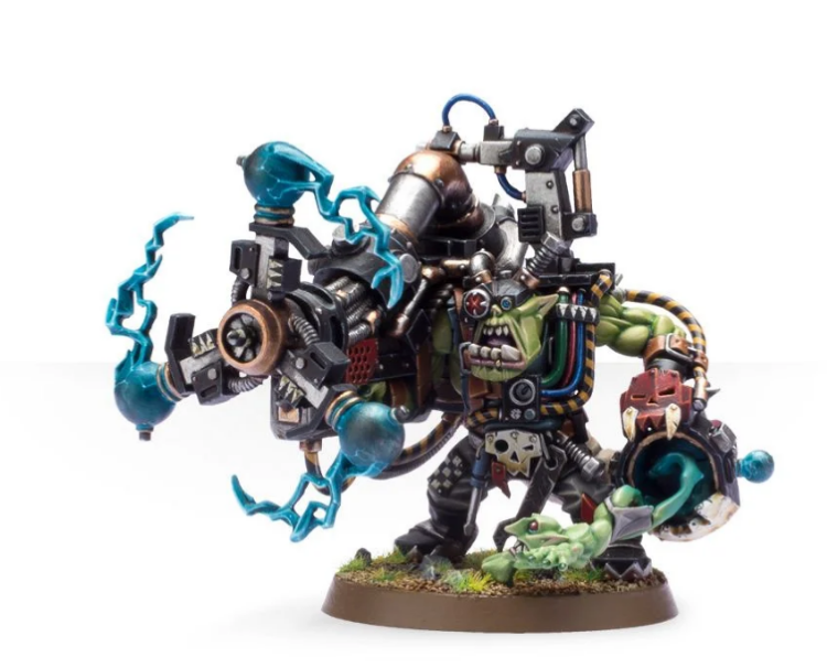 Big Mek with Shokk Attack Gun