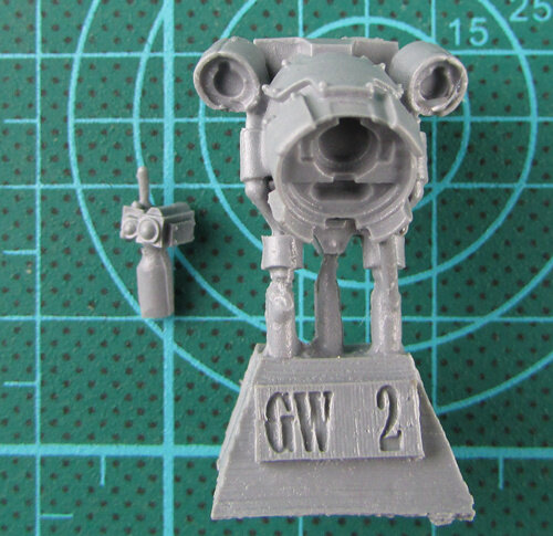 Legion Moritat with Plasma Pistols bits - backpack