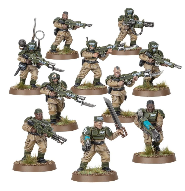 Astra Militarum Cadian Shock Troops 