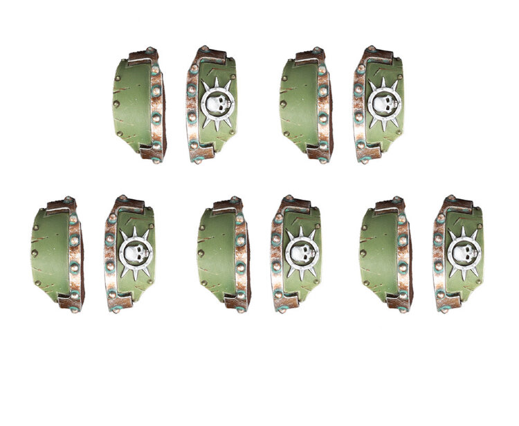 Death Guard Cataphractii Shoulder Pads 