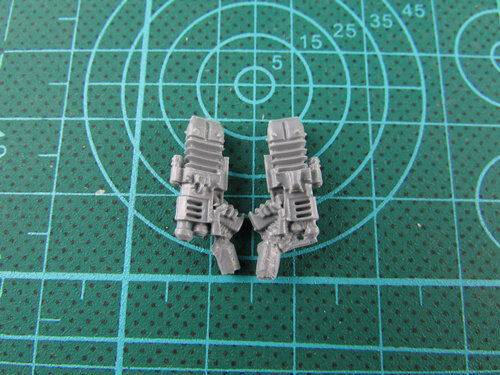 Legion Moritat with Volkite Serpenta bits - Right and Left