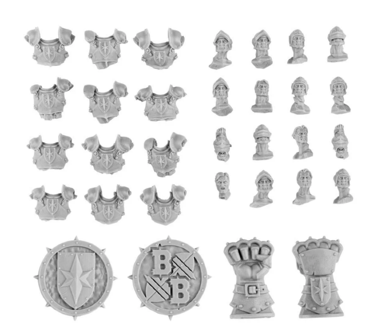Bright Crusaders upgrade set