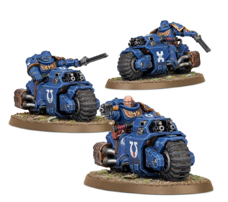 	 Indomitus Space Marine Outriders 