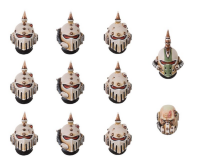 Death Guard MKVI Heads 