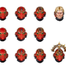 Blood Angels MKVI Heads 