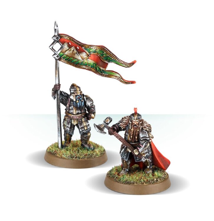 Iron Hills Dwarf Command with Mattocks 