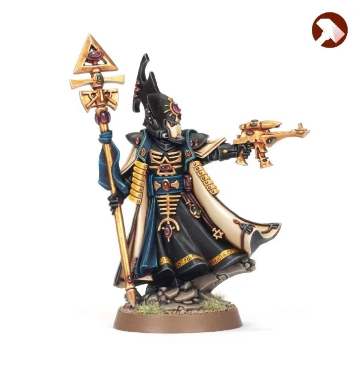 Eldar Farseer with Staff and Shuriken Pistol 