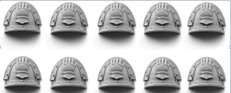 IRON HANDS LEGION MK III SHOULDER PADS