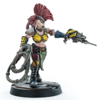 	 Necromunda Escher Champion with Shock Whip 