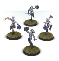 Blood Bowl The Night Terrors - Dark Elf Cheerleading Squad