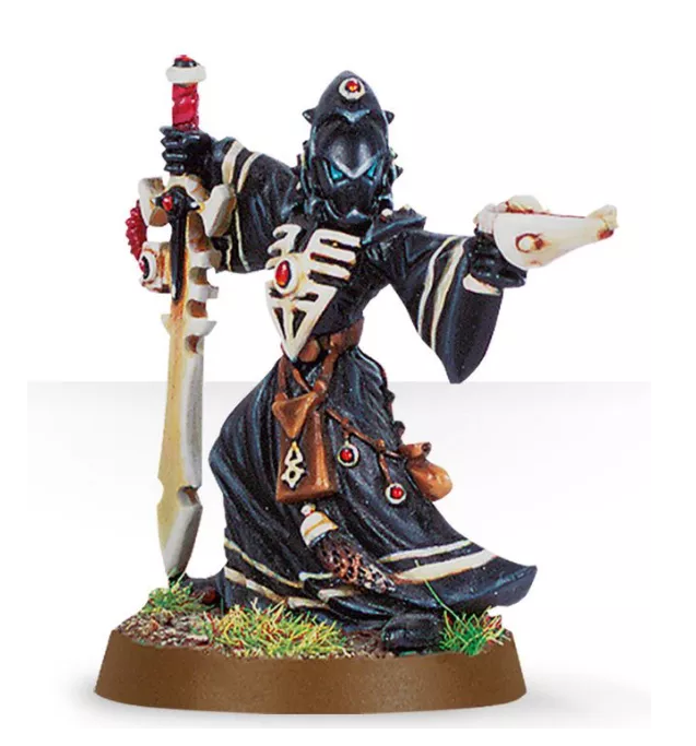 ELDAR Warlock with Witch Blade and Shuriken Pistol (Resin) 