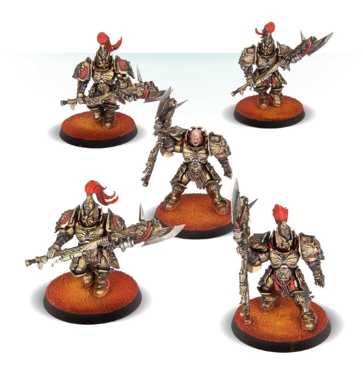 Adeptus Custodes Custodian Guard with Adrastite Spears