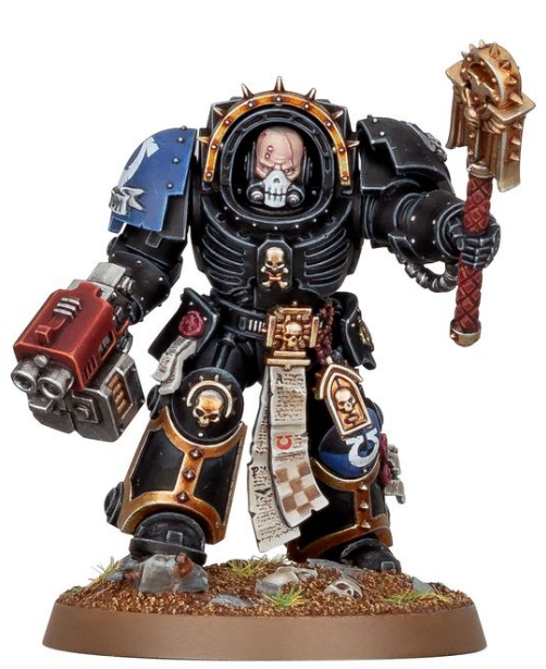 Chaplain in Terminator Armour 