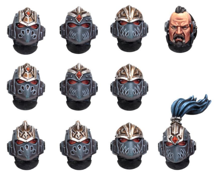 Space Wolves MKVI Heads 